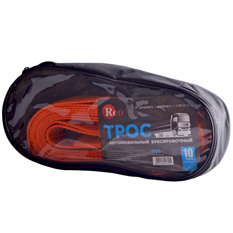  RED RTS10 Трос буксировочный в сумке 10т 5,5м 1/50шт с доставкой Краснодар, Краснодарский край