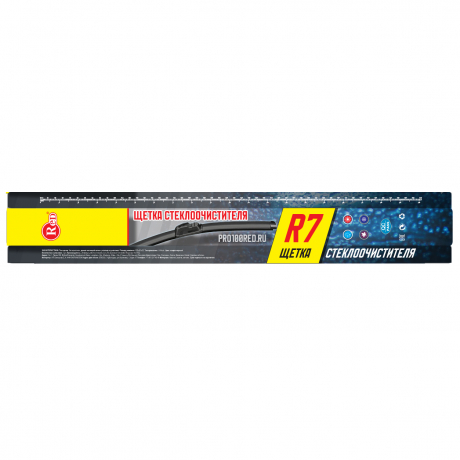  RED Щетка стеклоочистителя бескаркасная 22"-550мм R7-22-550