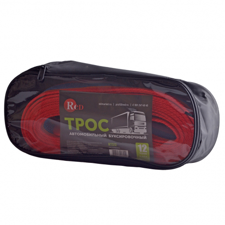  RED RTS12 Трос буксировочный в сумке 12т 6м 1/50шт с доставкой Краснодар, Краснодарский край